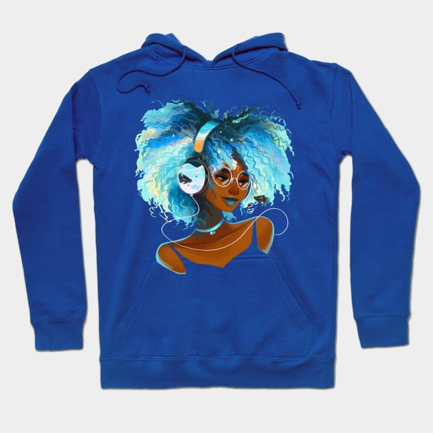 Ocean Vibes Hoodie by GDBee